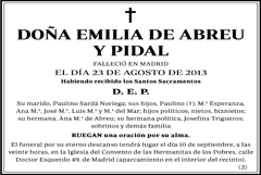 Emilia de Abreu y Pidal